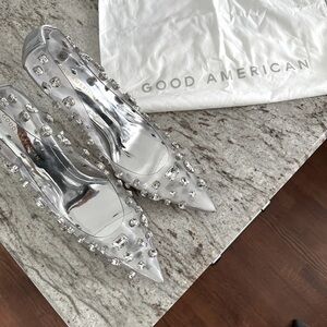 Size 12/42 Brand New Good American Jeweled Emma Pumps